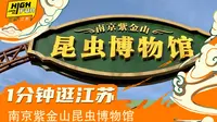【一分钟逛江苏】南京紫金山昆虫博物馆，坐落于江苏省南京市钟山脚下