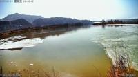 兰州市西固区达川镇三河口天鹅滩冰雪消融