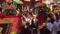 农历丙申年2016年11月29日陸豐碣石玄武山重光庆典120周年之大帝公麒麟狮俗称(龍头狮）