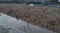 青岛之旅-石老人海水浴场