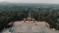 航拍北陵公园 沈阳