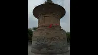 泛舟禅师塔，蓝天是最好的背景