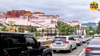西藏拉萨市区驾车之旅 - 海拔3650M的世界最高大城市 | 4K HDR