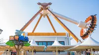 【大摆锤】上海世茂精灵之城主题乐园 - 崖壁飓风360°大摆锤 第一视角POV
