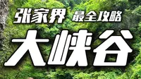第一次来张家界大峡谷该咋玩？