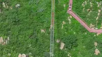 冰塘峪长城风情大峡谷景区 春季游玩好去处