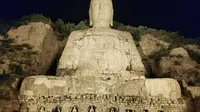 [旅行纪录][旅行VLOG]山西太原蒙山大佛景区灯光秀实景纪录