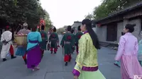 大理天龙八部影视城，古装实景表演，这种表演形式还是挺吸引人的