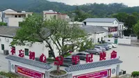 航拍素材 - 红色景区11 惠阳叶挺将军纪念园