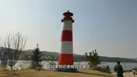 沂源汇泉桃花岛，此桃花岛非金庸小说里的桃花岛，山清水秀，鸟语花香，房车优秀营地