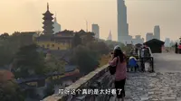 南京解放门古城墙，真的是个欣赏风景特别好的地方