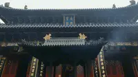 《走遍中国495：大乘禅院》位于舟山普陀山内的一处寺庙。