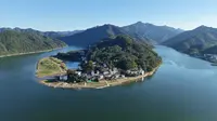 歙县深渡镇新安江山水画廊
