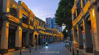 实拍: 肇庆宋城骑楼街，傍晚时分古城夜景，2024.1.19