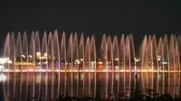 2026.8.15保定东湖音乐喷泉破烂现状