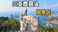 来三亚必打卡免费景点，鹿回头风景区站在山顶可以俯瞰整个三亚湾