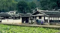 福建永安青水畲寨景区，感受畲族的风土人情。