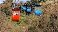 春日登高·青城山后山顶白云寺