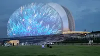 珠海大剧院日月贝夜晚7点美景