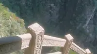 黄山西海大峡谷徒步最险的一段