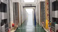 轮船坐电梯  看轮船是怎么过三峡大坝的世界上最大的升船机