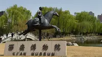 西安博物院 小雁塔。宝相庄严 佛教造像陈列。天地之灵 院藏古代玉器精品陈列。