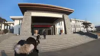 小伙第一次去临沂临港区无极鬼谷，从前的农村山窝窝，现在成了旅游区