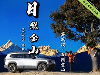 今天在雾浓顶“一棵树”这里拍摄日照金山