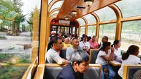 今日推荐：金色清平童话小镇，它是一座环境优美、羌汉融合、自然为伴的山地特色避暑小镇，位于四川省绵竹市。