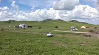 赤峰•乌兰布统 还珠格格拍摄地打卡音乐一响，回忆童年#草原风光 #还珠格格
