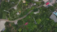 航拍北流会仙河公园