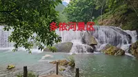 云南旅游曲靖市罗平多依河景区瀑布成群，古树遮天。环境优美宁静。