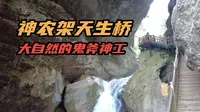 神农架天生桥，大自然的鬼斧神工，原生态的景色令人心旷神怡