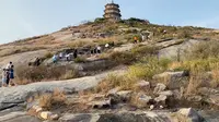 【4K】中秋节一个人爬山Vlog 结尾有航拍 石狮宝盖山风景区 姑嫂塔 万寿塔 大疆Air2