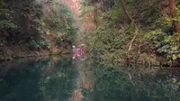 青城后山翠映湖