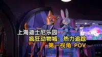 【上海迪士尼乐园】疯狂动物城：热力追踪 4K第一视角 POV提前体验
