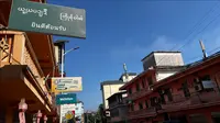 参加西双版纳勐龙镇每周六一次的赶摆，距离缅甸仅一山之隔