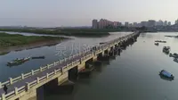 航拍泉州洛阳桥