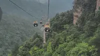 天子山索道（第一视角）