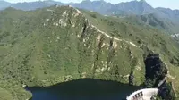 无人机航拍长城–北京黄花城水长城景区