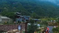 云锦太行，水寨山乡，山西晋城市陵川县锡崖沟免费开放