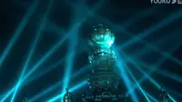 东平县白佛山圣水观音音乐喷泉