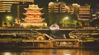 宜宾合江门亮灯一刻
