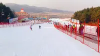 国际大赛标准设计，白清寨滑雪场，同样是沈阳体育学院的校区