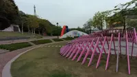 顺德华盖山栈道，虽是小众景点，但里面的小公园特别适合情侣来拍照打卡，美美哒！