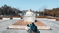 骑行海子文化园