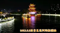 淮安里运河文化长廊游船随拍