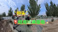 包头北方兵器城军事体验基地，坐坦克