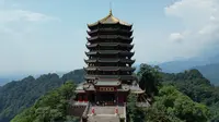 夏季航拍—青城山一日游，从上青宫到老君阁