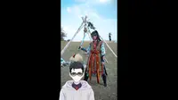 花都宝桑园汉服游园，耍一段剑舞